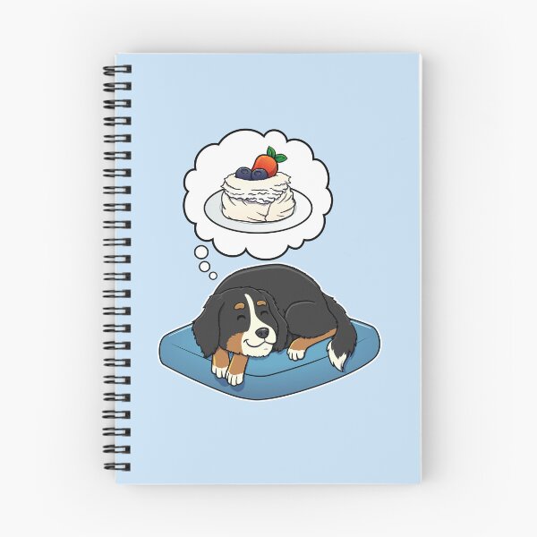 Item preview, Bernese Mountain Dog dreaming about Pavlova designed and sold by DoggieDelights.