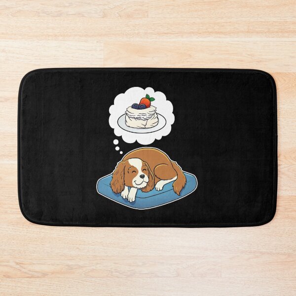 Item preview, Cavalier King Charles Spaniel dreaming about Pavlova designed and sold by DoggieDelights.