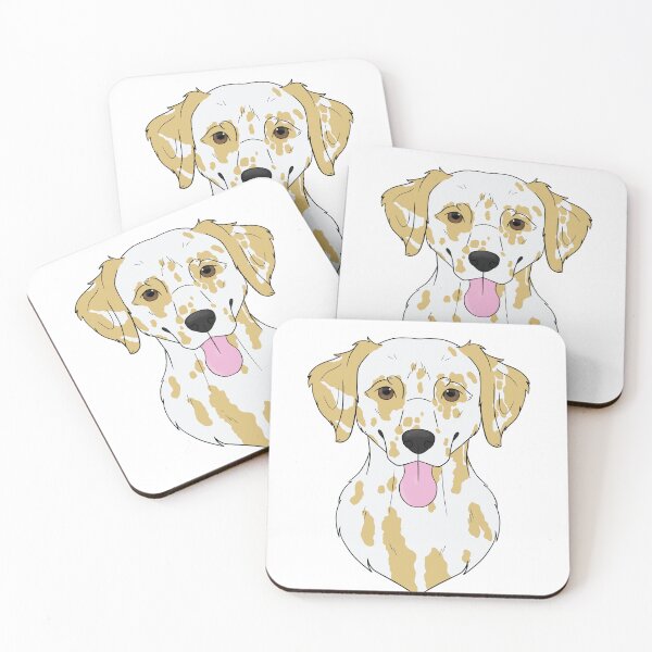 Item preview, Dalmatian - Lemon/Orange spots designed and sold by Cynthiaetal.