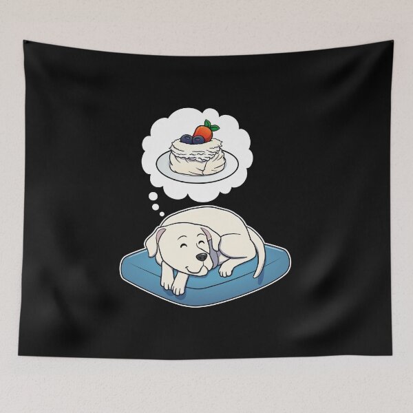Item preview, Dogo Argentino dreaming about Pavlova designed and sold by DoggieDelights.