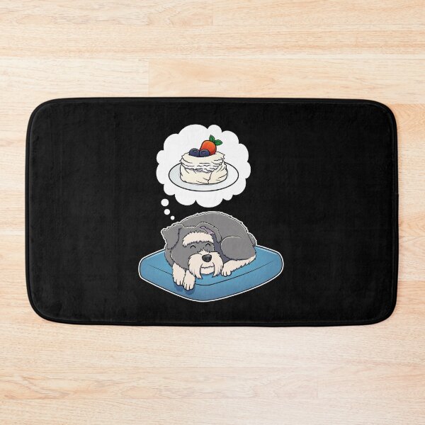 Item preview, Miniature Schnauzer dreaming about Pavlova designed and sold by DoggieDelights.
