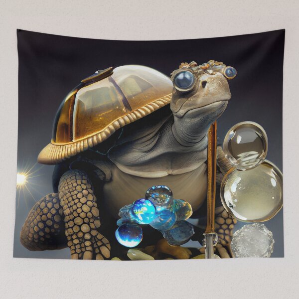 Item preview, philosopher turtle designed and sold by artfullyprompt.