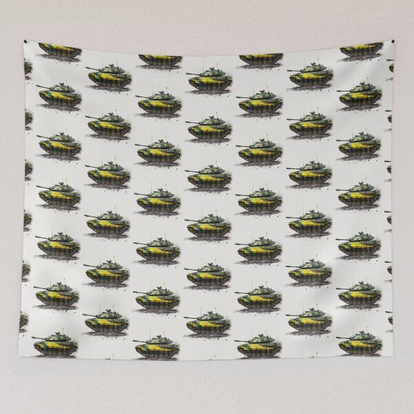 Item preview, El tanque ucraniano con banderas va a la guerra designed and sold by pixeldizajn.