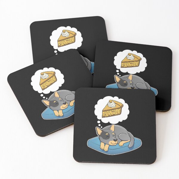 Item preview, Australian Cattle Dog dreaming about Apple Pie designed and sold by DoggieDelights.