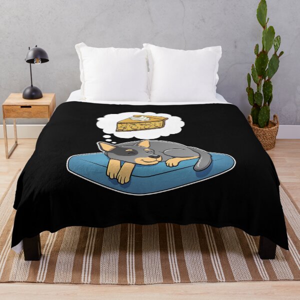 Item preview, Australian Cattle Dog dreaming about Apple Pie designed and sold by DoggieDelights.
