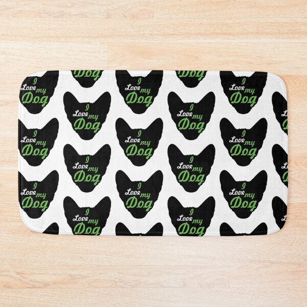 Item preview, I love my Dog funny Dog face  designed and sold by K-Klub.