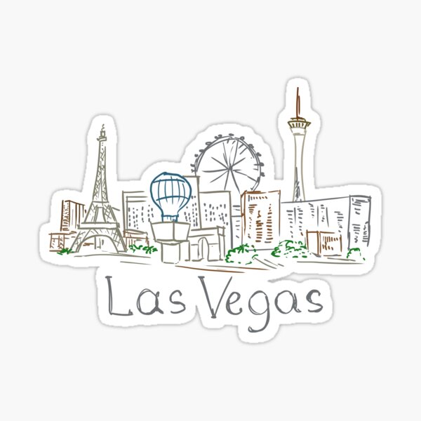 Las Vegas Panorama Sticker