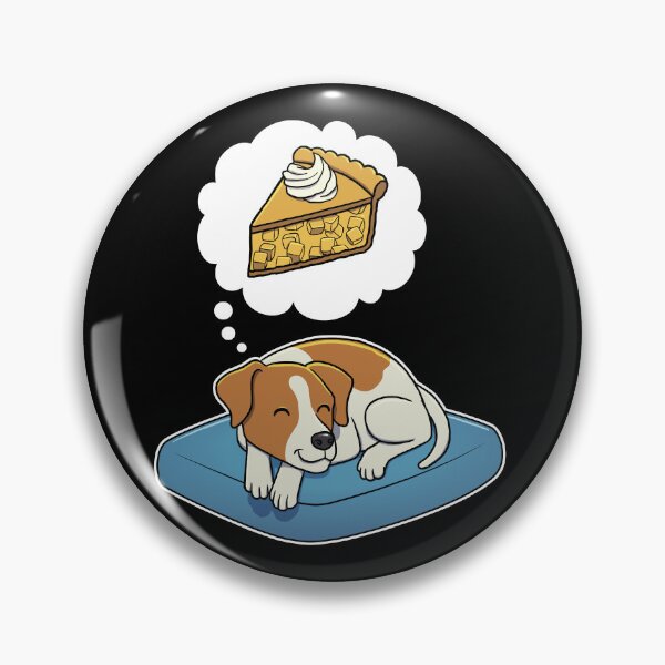 Item preview, Jack Russell Terrier dreaming about Apple Pie designed and sold by DoggieDelights.