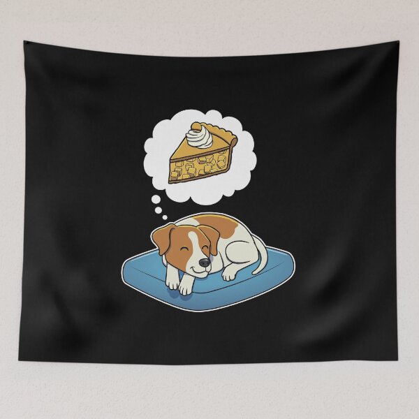 Item preview, Jack Russell Terrier dreaming about Apple Pie designed and sold by DoggieDelights.