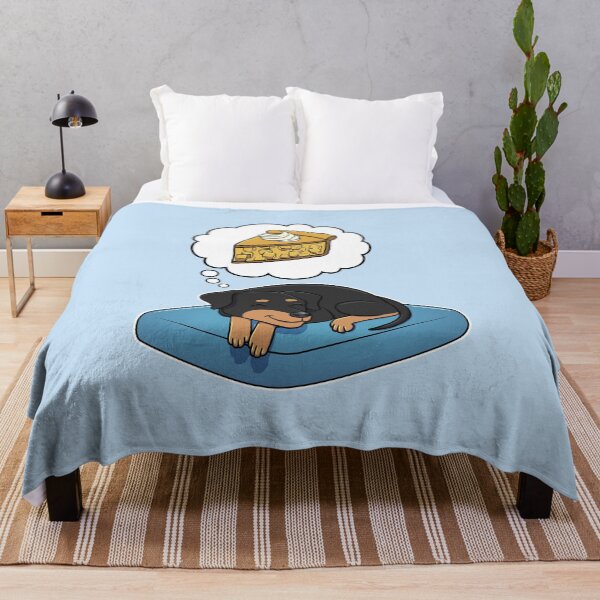 Item preview, Miniature Pinscher dreaming about Apple Pie designed and sold by DoggieDelights.