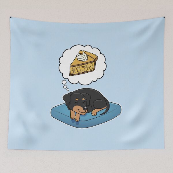 Item preview, Miniature Pinscher dreaming about Apple Pie designed and sold by DoggieDelights.