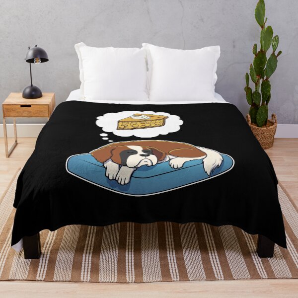 Item preview, St Bernard dreaming about Apple Pie designed and sold by DoggieDelights.