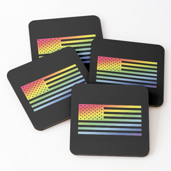 Item preview, Stars And Stripes / Rainbow Flag (America) designed and sold by MrFaulbaum.