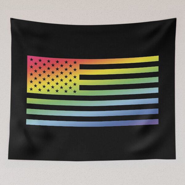 Item preview, Stars And Stripes / Rainbow Flag (America) designed and sold by MrFaulbaum.