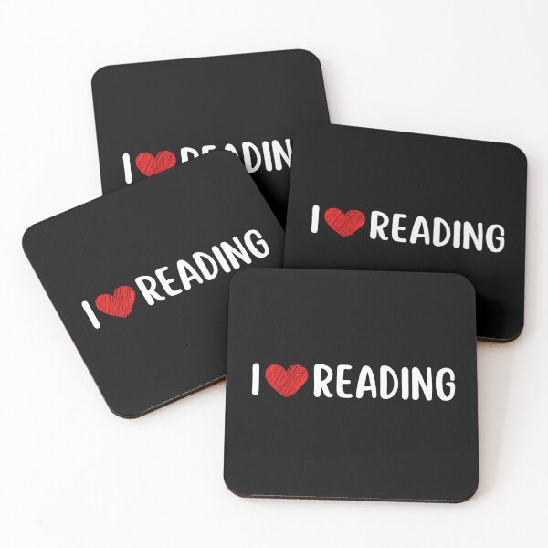 Item preview, i heart reading love designed and sold by TomorrowQuotes.