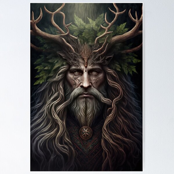 Item preview, Green Man #001 designed and sold by thewandswant.