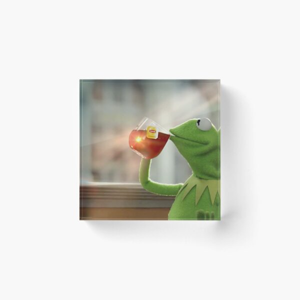 Item preview, Kermit Sipping Tea designed and sold by Lizbxg.