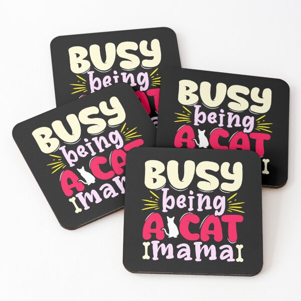 Item preview, Busy Being A Cat Mama designed and sold by TargetBox.