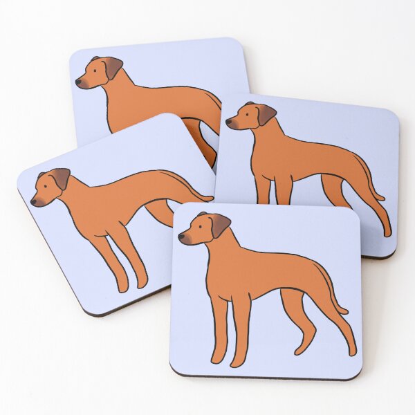 Item preview, Rhodesian ridgeback cute illustration  designed and sold by Yarafantasyart.