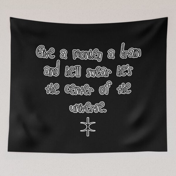 Item preview, Give a Monkey a Brain. Discordian Phrases #0.0041 designed and sold by Gogmagosh.