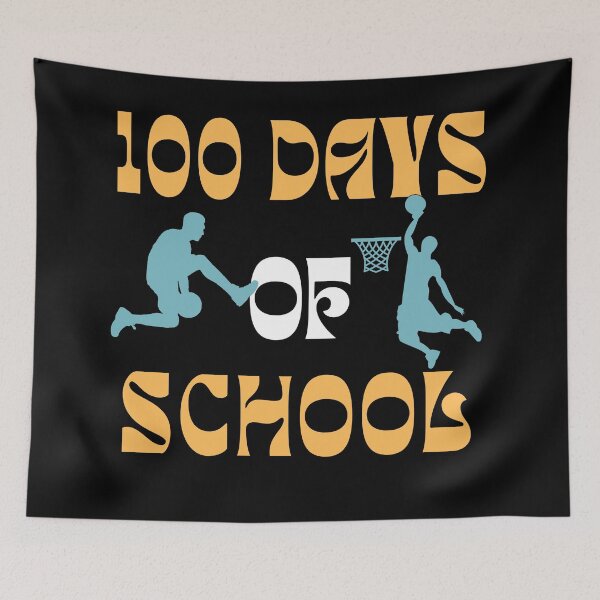 Item preview, 100 Days Of School Basketball 1 designed and sold by Escapene.