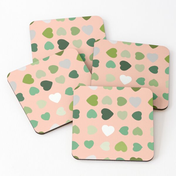 Item preview, Green hearts designed and sold by TheScraggyBeard.