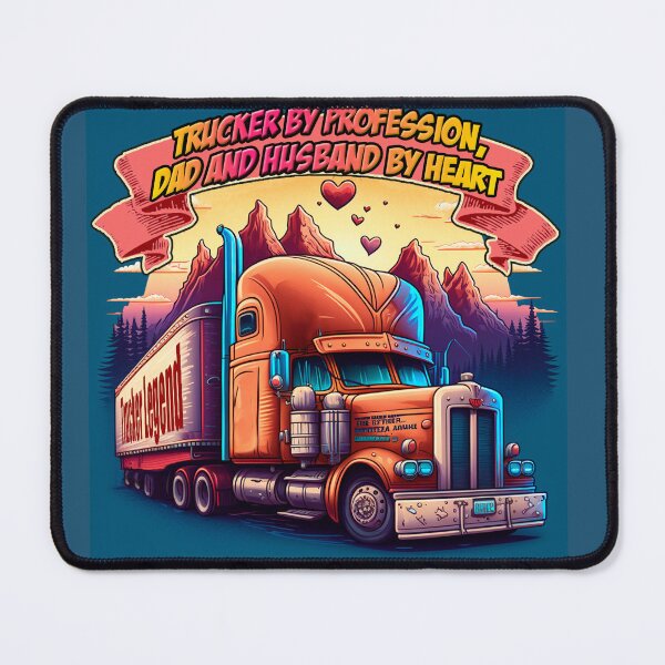 Item preview, Husband Dad Trucker Legend, Trucker by profession, dad and husband by heart designed and sold by SmashLights.