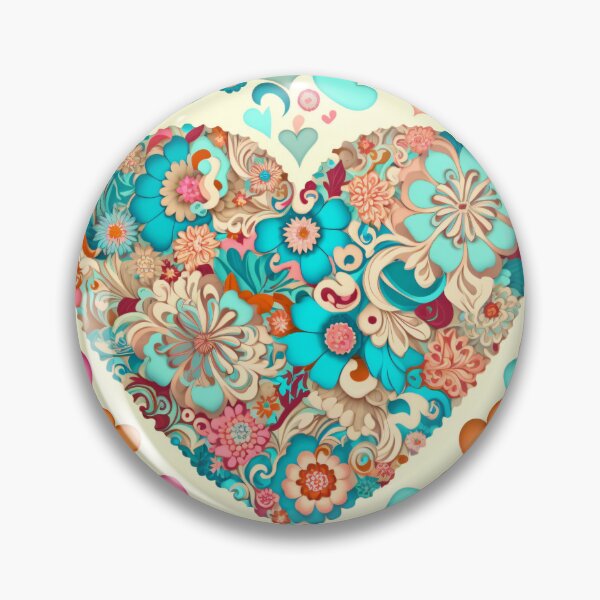 Item preview, Vibrant Floral Heart Design designed and sold by Dannypryce.