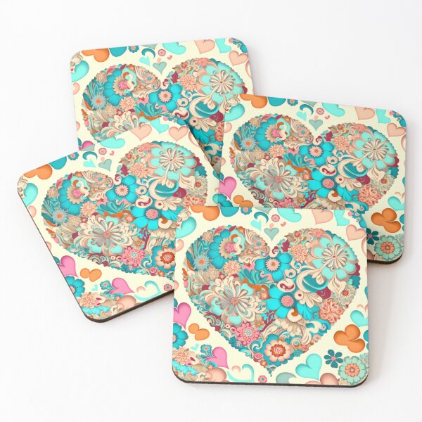 Item preview, Vibrant Floral Heart Design designed and sold by Dannypryce.