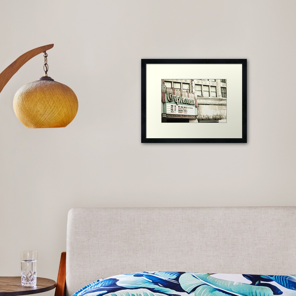Orpheum Theatre in Los Angeles Framed Art Print