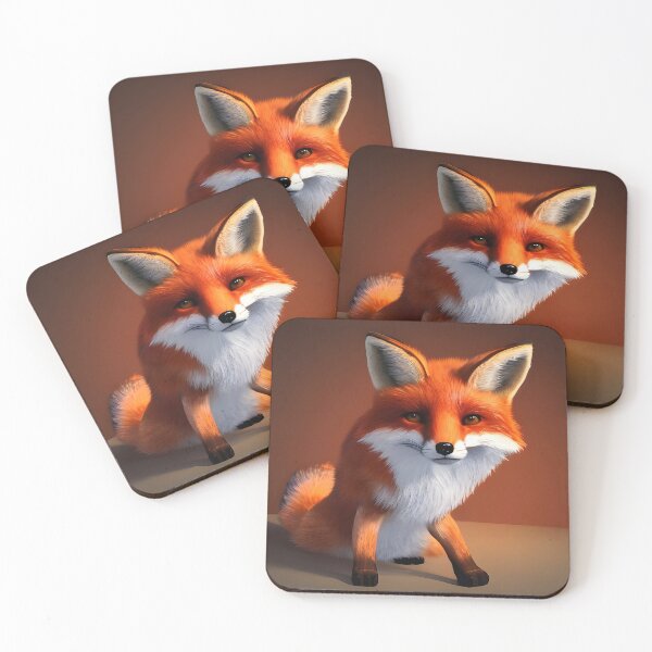 Item preview, Fox 3d illustration designed and sold by lalylaura.