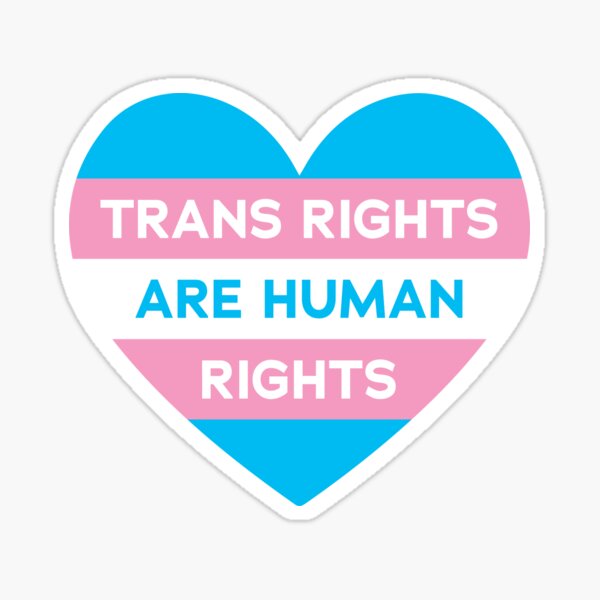 Artikel-Vorschau von Trans-Rechte sind Menschenrechte - Stolz-Flaggen-Herz-Rosa-Blau, designt und verkauft von JCJArtDesign.