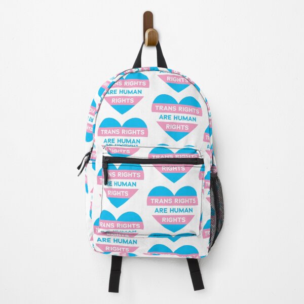 Item preview, Trans Rights Are Human Rights - Pride Flag Heart Pink Blue designed and sold by UncutJorts.