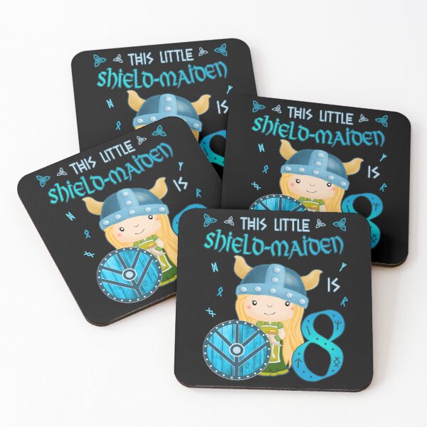 Item preview, Shield Maiden - Birthday 8 Years Nordic Vikings designed and sold by Shirt-Designs.