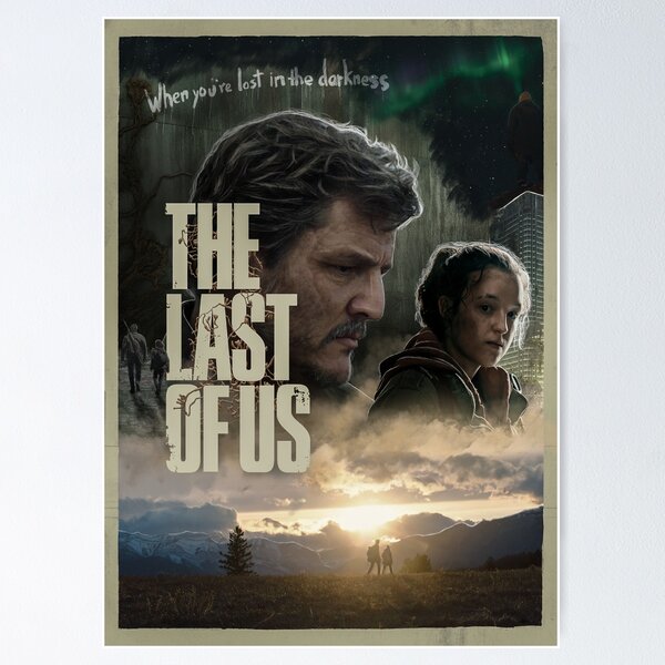 Vista previa del artículo con la obra «Póster de la serie de televisión The Last of Us», diseñado y vendido por Nubells.