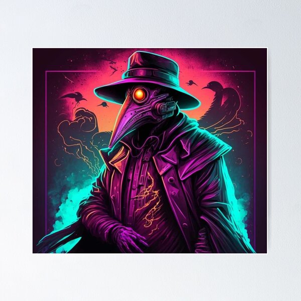 Item preview, Steampunk Doctor: A Black Plaque with a Steam Punk Design designed and sold by AkoSiEss.