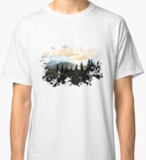 Mountains Painted Landscape Classic T-Shirt
