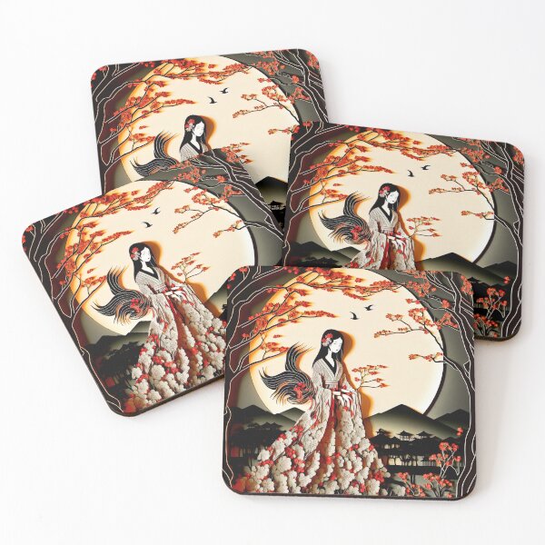 Item preview, Lunar Moon Scene Red Tone designed and sold by Juliascutecornr.