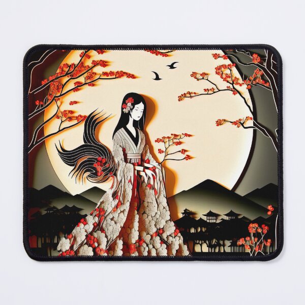 Item preview, Lunar Moon Scene Red Tone designed and sold by Juliascutecornr.