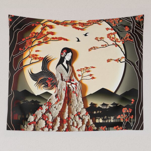Item preview, Lunar Moon Scene Red Tone designed and sold by Juliascutecornr.
