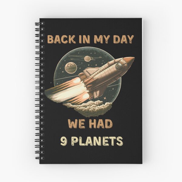 Item preview, Back in my day, we had 9 planets - Vintage Design designed and sold by Cr4ftyCreations.