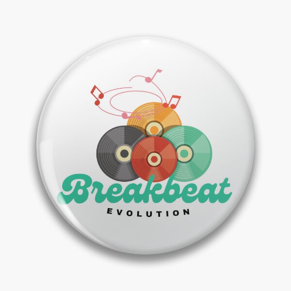 Item preview, BREAKBEAT  - Evolution (teal) designed and sold by Discothreadz.