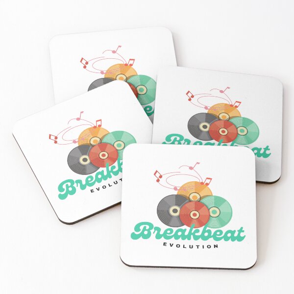 Item preview, BREAKBEAT  - Evolution (teal) designed and sold by Discothreadz.