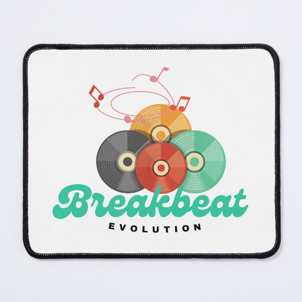 Item preview, BREAKBEAT  - Evolution (teal) designed and sold by Discothreadz.