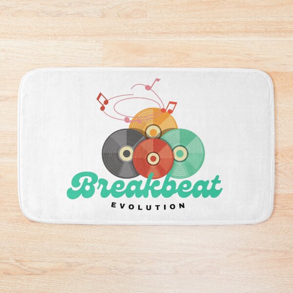 Item preview, BREAKBEAT  - Evolution (teal) designed and sold by Discothreadz.