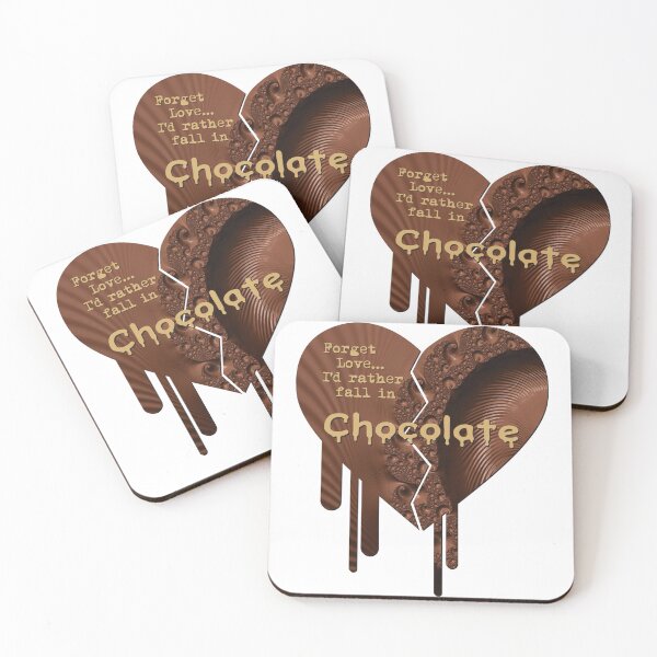 Item preview, Funny Chocolate Quote for Chocolate Lovers and Happily Single designed and sold by pixelspantry.