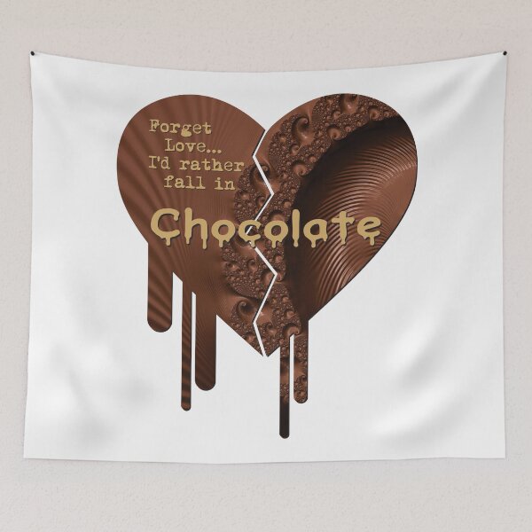 Item preview, Funny Chocolate Quote for Chocolate Lovers and Happily Single designed and sold by pixelspantry.