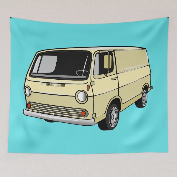 Item preview, Classic van cartoon illustration designed and sold by Misscartoon.
