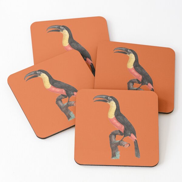 Item preview, Illustrated Green-Billed Toucan designed and sold by ArchivedRecord.