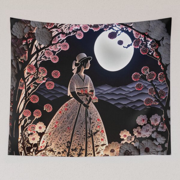 Item preview, Lunar Moon Scene Moonlight designed and sold by Juliascutecornr.